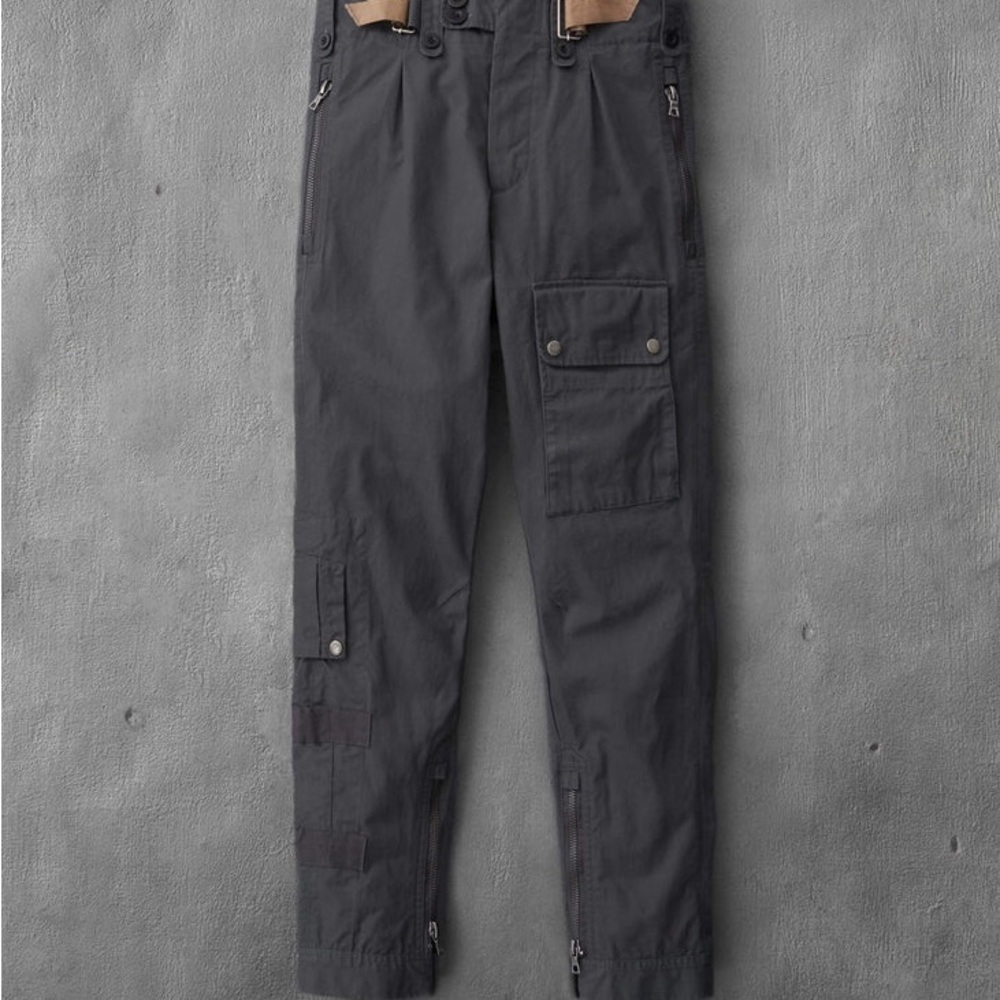 James Bond 007 N. Peal Gray Cargo Pants with Rugged Design 31X32 - Picture 2 of 11